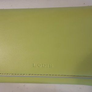 Lodis Wallet - Apple Green with Gray Trim
